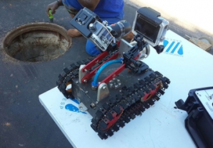 Sabesp SJC Vídeo inspeção robotizada São José dos Campos-SP