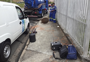 Sabesp SJC Vídeo inspeção robotizada São José dos Campos-SP...